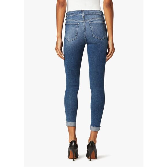 Joe’s The Icon Mid Rise Skinny Crop Wavelength Denim Jeans | Size 28 - Picture 3 of 10